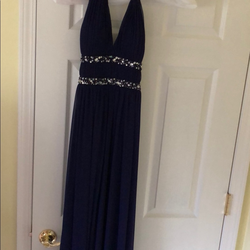 Halter prom dress.